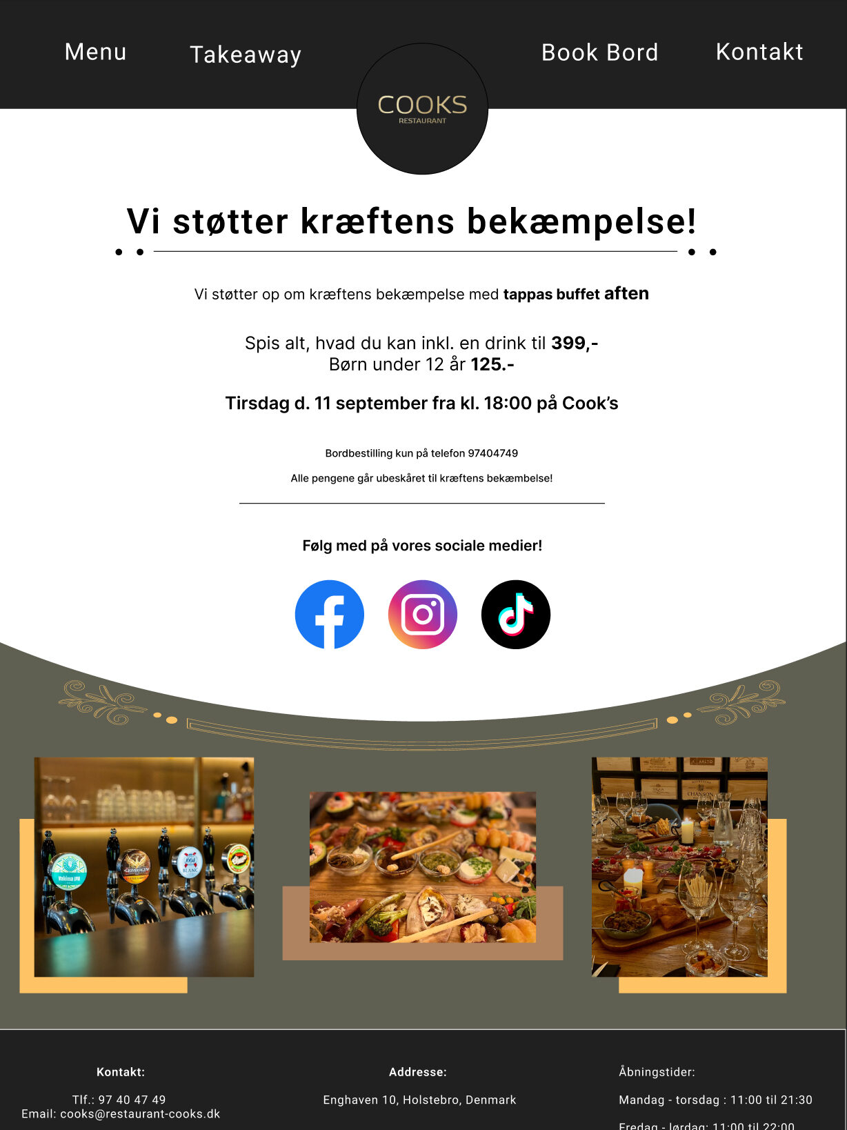 restaurant cooks nyhedsbrev